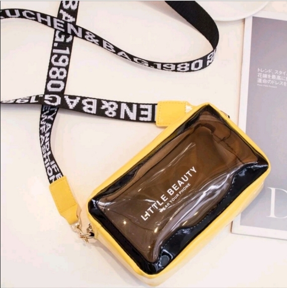 💙New Clear Plastic Crosssbody Bag - Picture 2 of 3